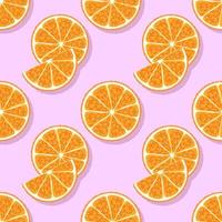 et of parts of orange, tangerine. Half, slice and wedge of orange fruit isolated on white background. vector