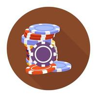 Casino Tokens Concepts vector