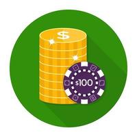 Gambling Chips Concepts vector