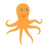 Happy Octopus Concepts vector