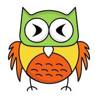 Trendy Owl Concepts vector