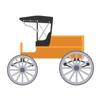 Trendy Chariot Concepts vector