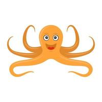 Trendy Octopus Concepts vector