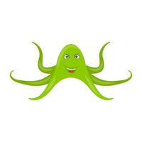 Happy Octopus Concepts vector