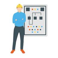 Electrical Engineer Concepts vector