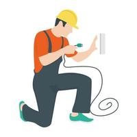 Electrical Labour Concepts vector