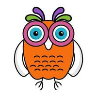 Trendy Owl Concepts vector