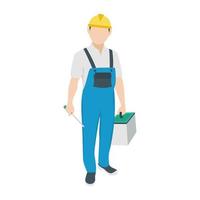 Trendy Handyman Concepts vector