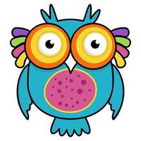 Trendy Owl Concepts vector