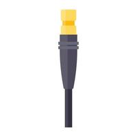 conceptos de cable auxiliar vector