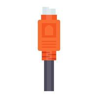 conceptos de cable móvil vector