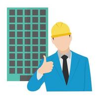 Construction Engineer Concepts vector