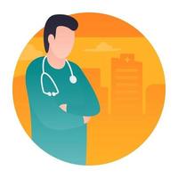 Medical Person Concepts vector