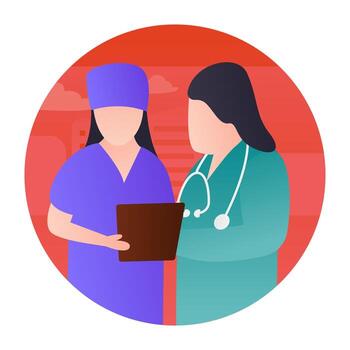 comprobación de conceptos de informes vector