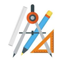 Drafting Tools Concepts vector