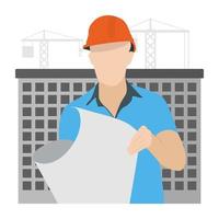 Construction Manager Concepts vector