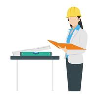 Construction Supervisor Concepts vector