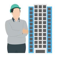 Construction Manager Concepts vector