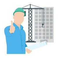 Building Engineer Concepts vector