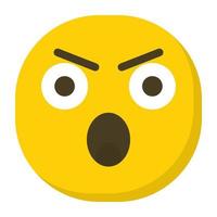 Shocked Face Concepts vector