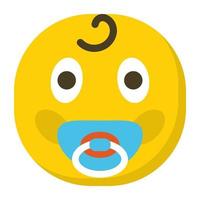 Baby Emoji Concepts vector