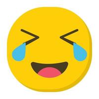 Laughing Emoji Concepts vector