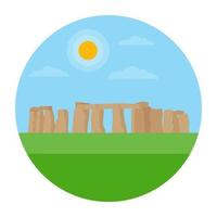 Trendy Stonehenge Concepts vector