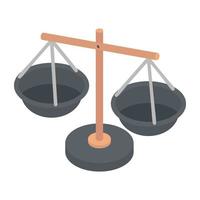 Balance Scale Concepts vector