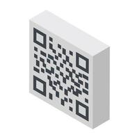 conceptos de código qr vector