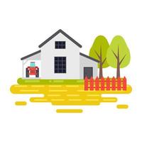 Farm Illustration Concepts vector