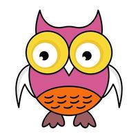 Owl Cartoon Concepts vector