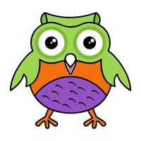 Trendy Owl Concepts vector