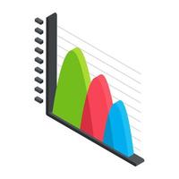 Curve Graph Concepts vector