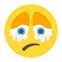 Sad Emoji Concepts vector