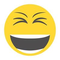 Trendy Laughing Concepts vector