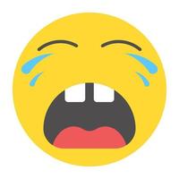 Crying Emoji Concepts vector