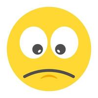 Sad Emoticon Concepts vector