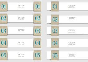 Paper design templates banners for infographics vector