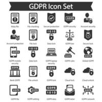 GDPR Icon Pack vector