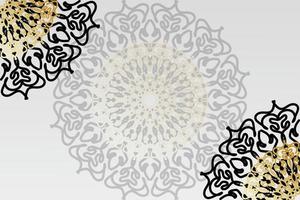 Abstract background with mandala vector