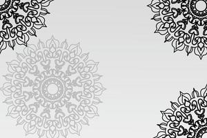 Abstract background with mandala vector