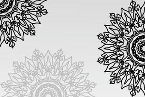 Abstract background with mandala vector