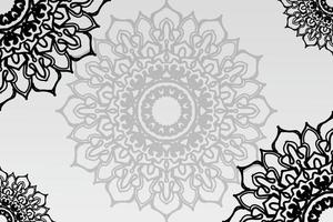 Abstract background with mandala vector