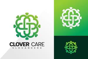 Health care cover love logo vector design. Abstract emblem, designs concept, logos, logotype element for template
