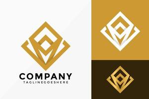 Diseño de vector de logotipo de lujo letra m. emblema de identidad de marca, concepto de diseños, logotipos, elemento de logotipo para plantilla.