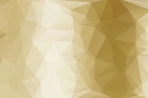 Gold Low poly crystal background. Polygon design pattern. Golden Low poly vector illustration, low polygon background.