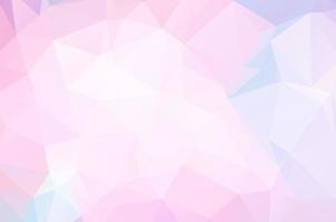 Light colorful Low poly crystal background. Polygon design pattern. Low poly vector illustration, low polygon background.