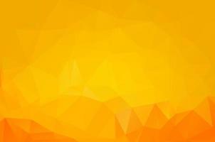 Orange Low poly crystal background. Polygon design pattern. environment green Low poly vector illustration, low polygon background.