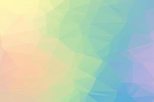 Light colorful Low poly crystal background. Polygon design pattern. Low poly vector illustration, low polygon background.