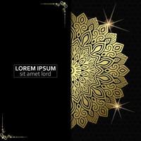 Luxury mandala background with golden arabesque pattern Arabic Islamic east style. Ramadan Style Decorative mandala. Mandala for print, poster, cover, brochure, flyer, banner vector